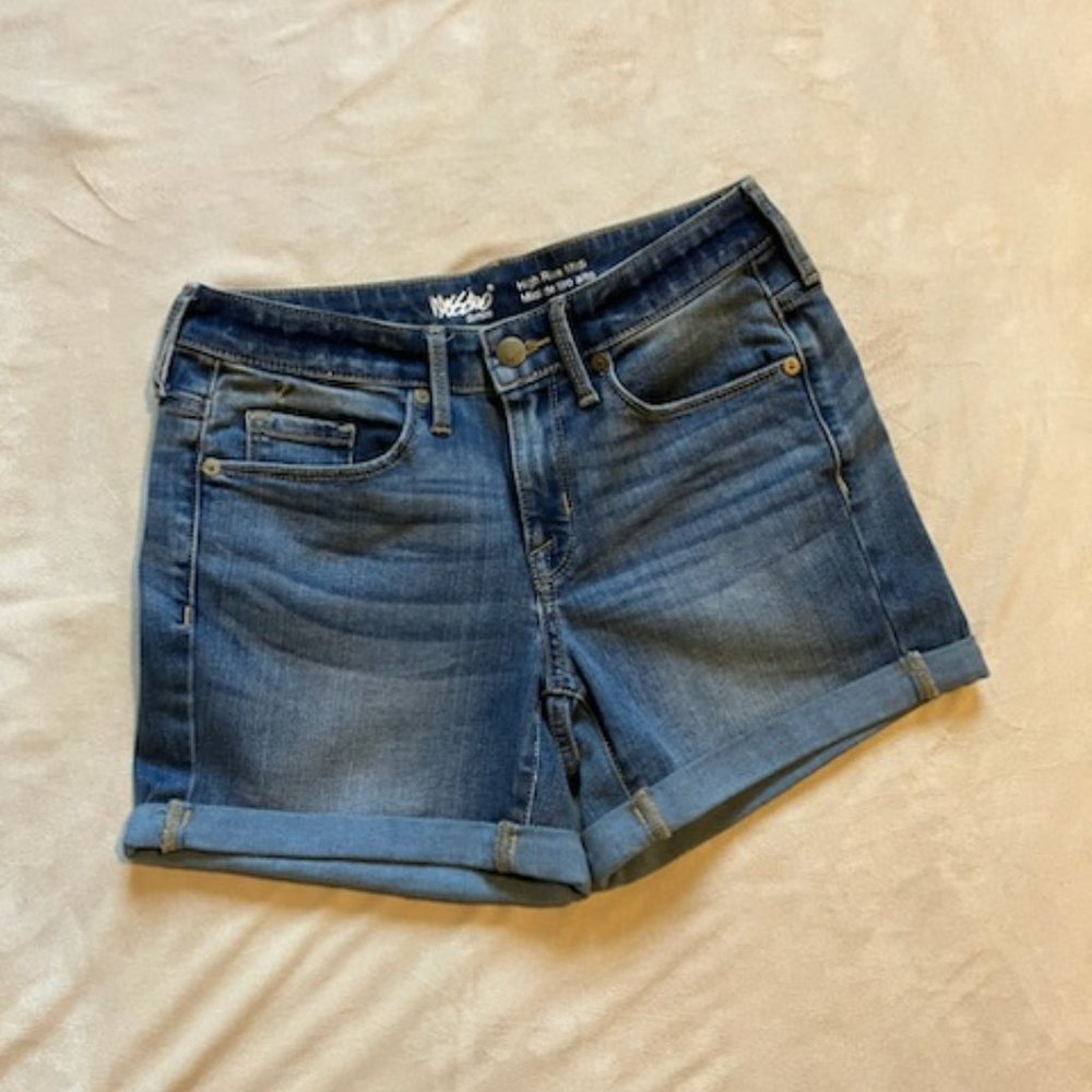 Mossimo denim shorts size 0
